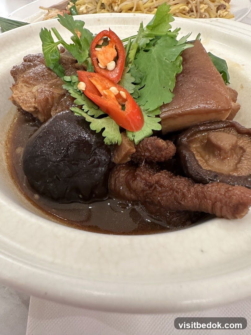 Braised Pork Belly with Mushrooms