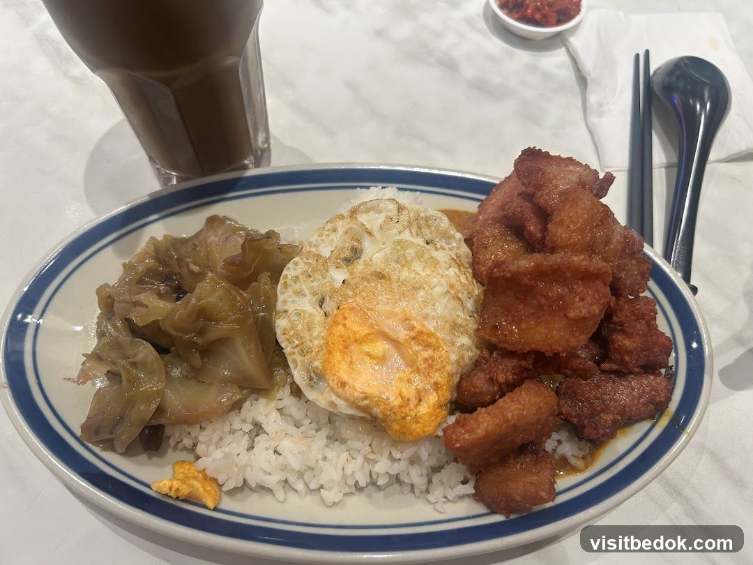 Fried Pork Rice Plate