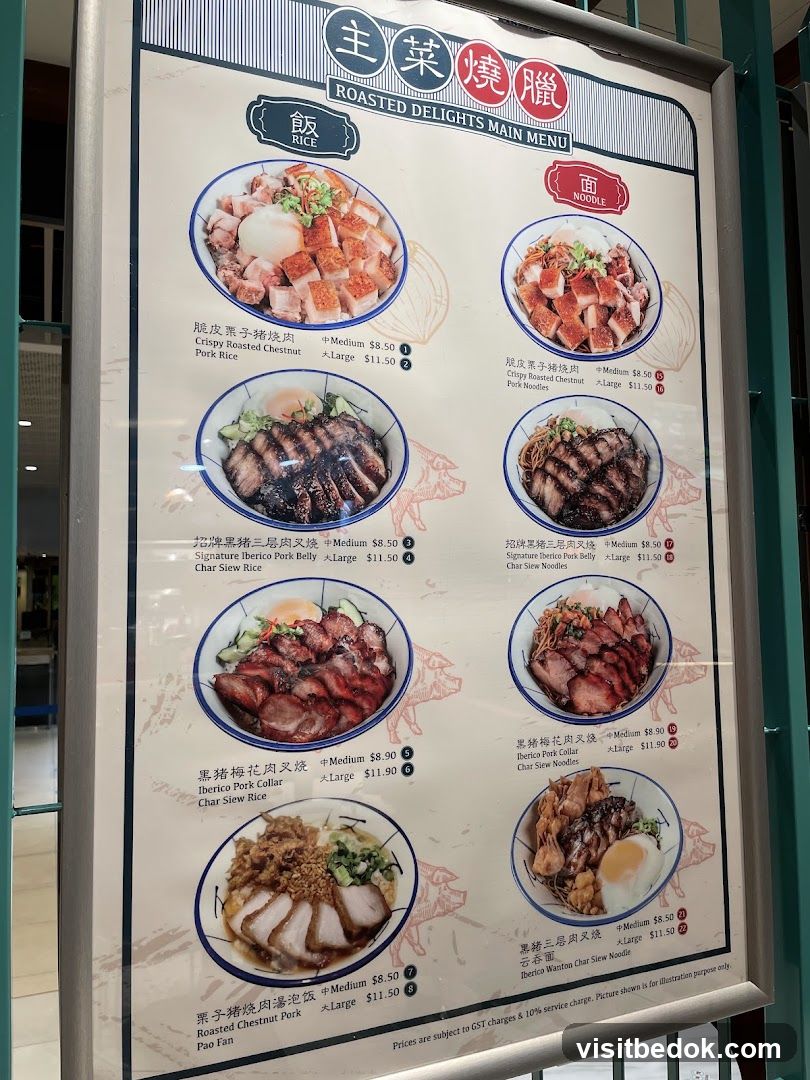 ROASTED DELIGHTS MAIN MENU