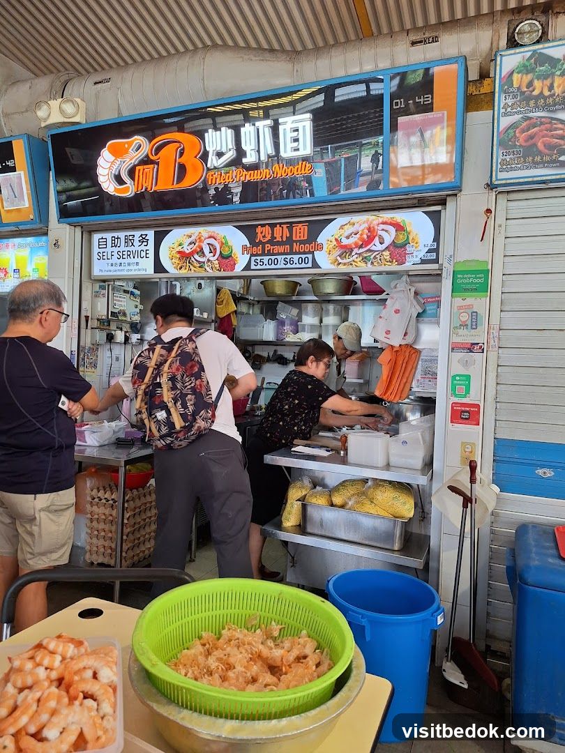 Fried Prawn Noodle Stall