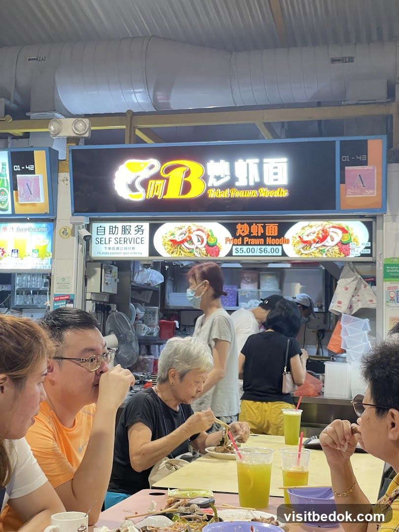 Fried Prawn Noodle Stall