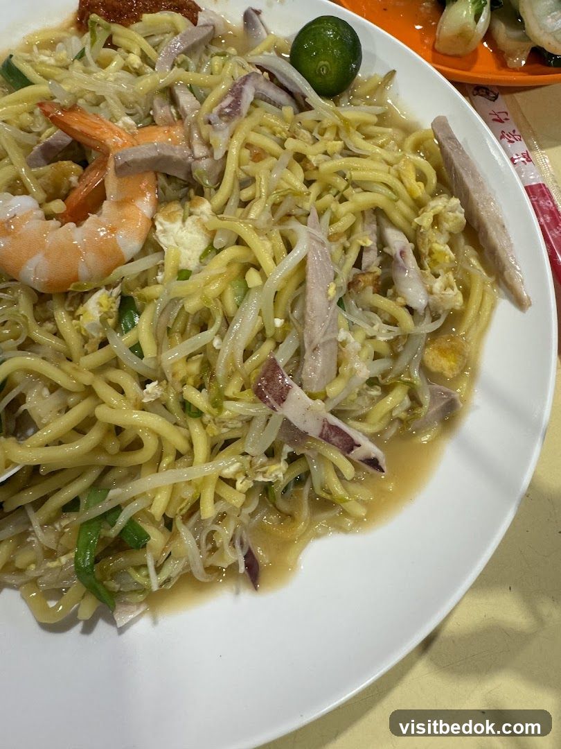 Noodles with Shrimp and Squid