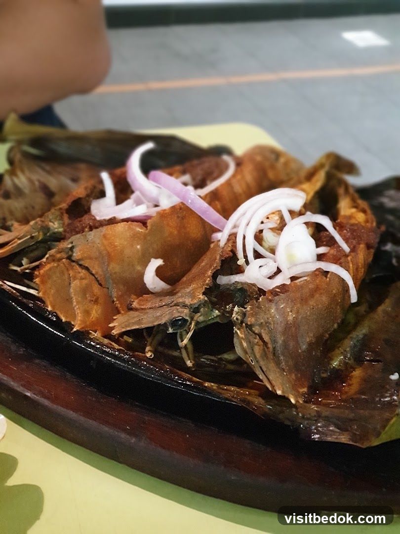 Cooked Crayfish with Onions