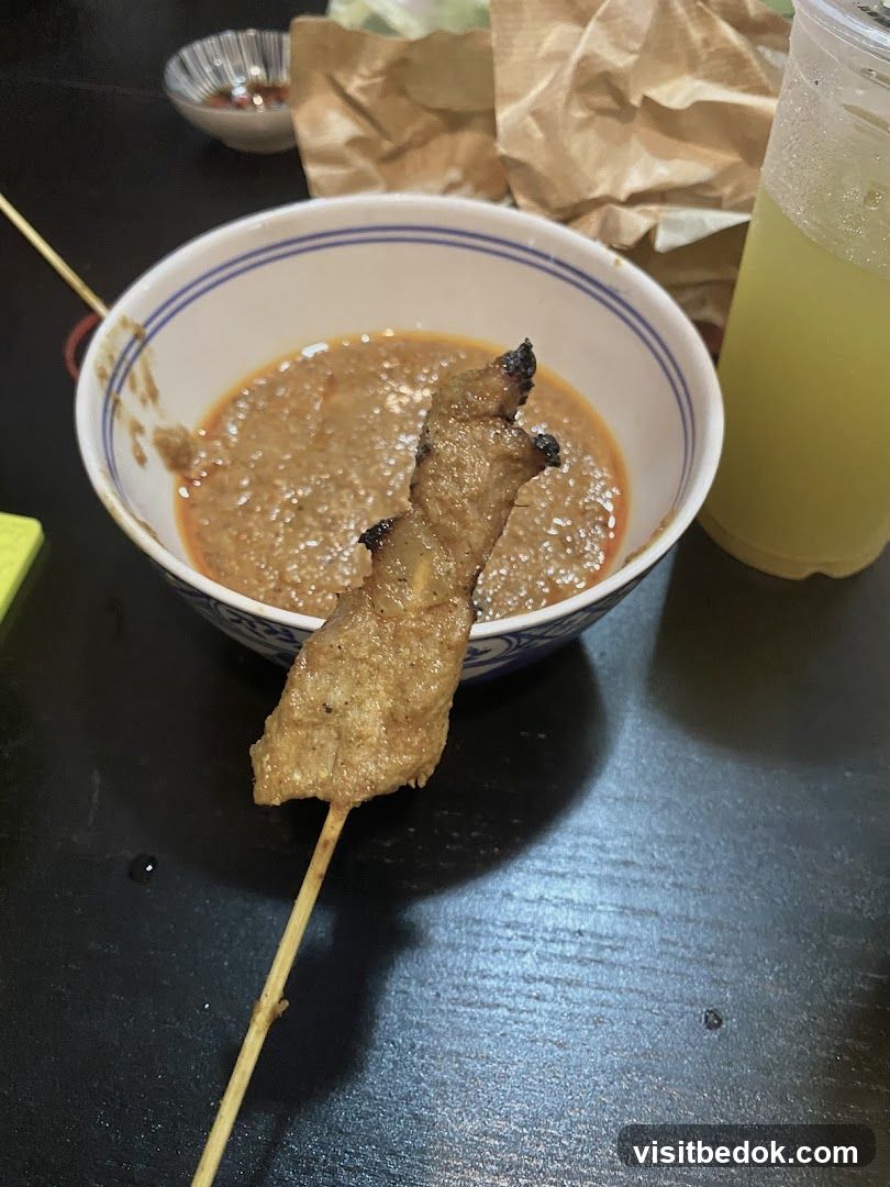 Satay Skewer with Peanut Sauce
