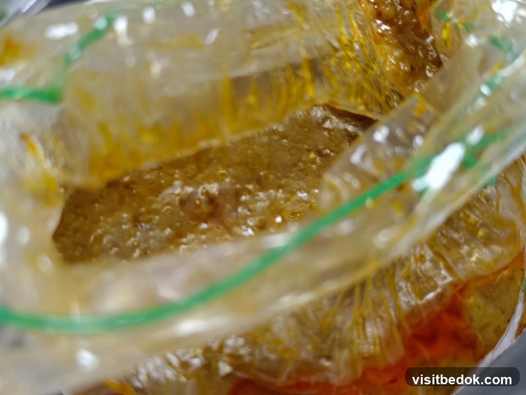 Food in a plastic bag