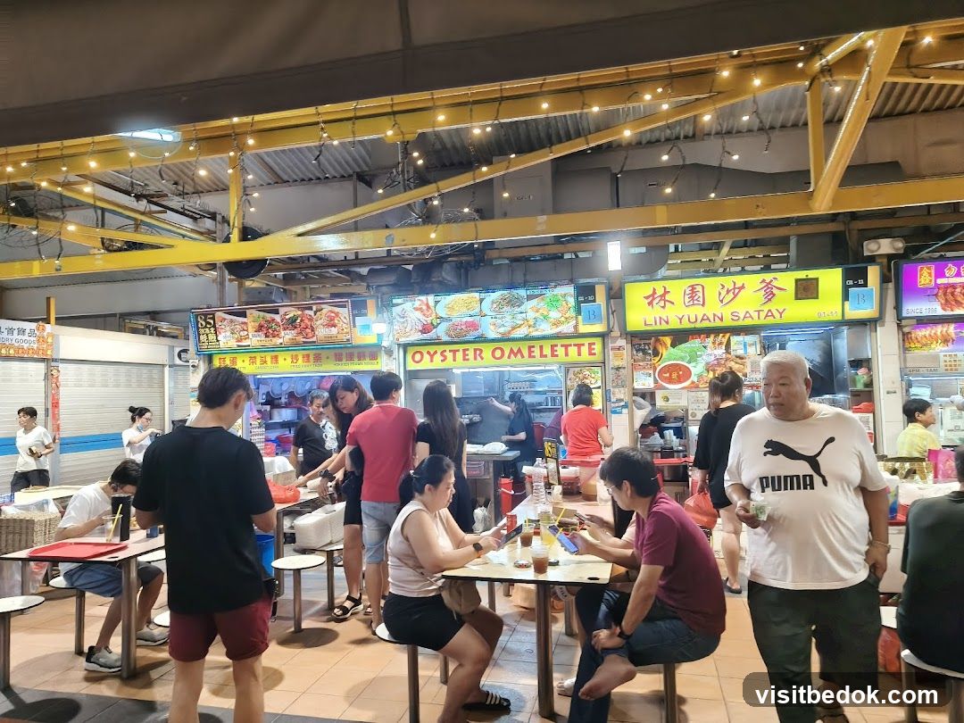 Food Stalls at a Market