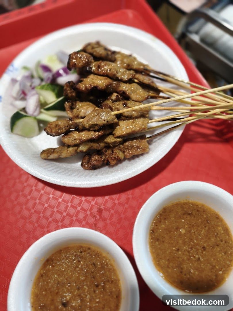 Satay Skewers with Peanut Sauce