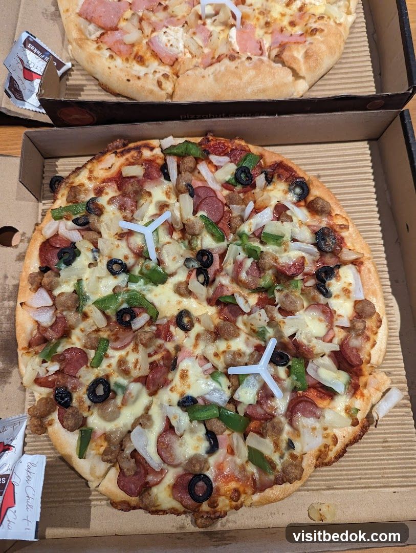Two Pizzas in Boxes