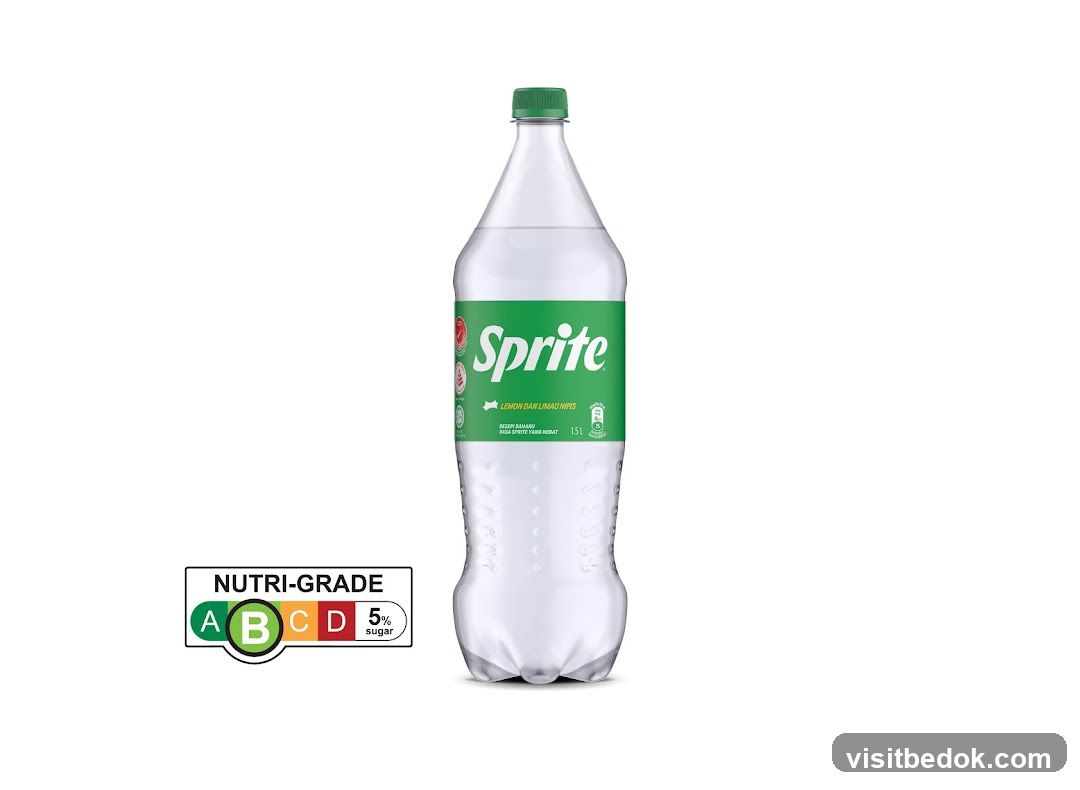 Sprite Bottle with Nutri-Grade Label