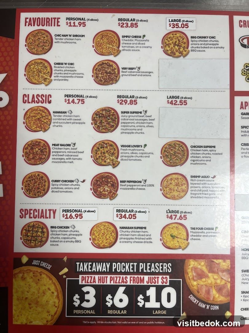 Pizza Hut Menu