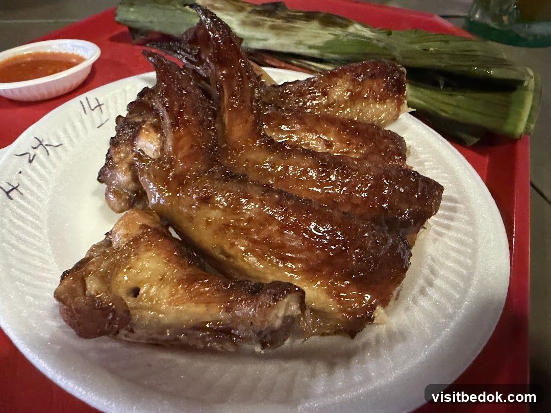Grilled Chicken Wings with Sauce