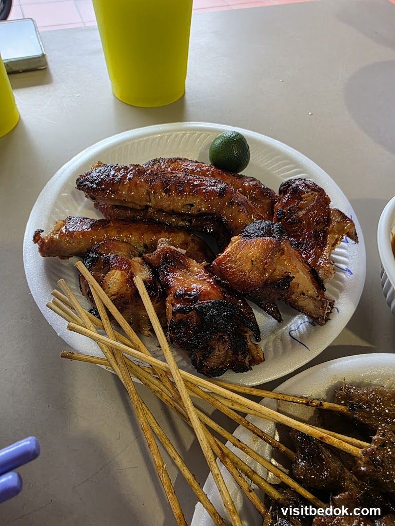 Grilled Chicken Wings and Skewers
