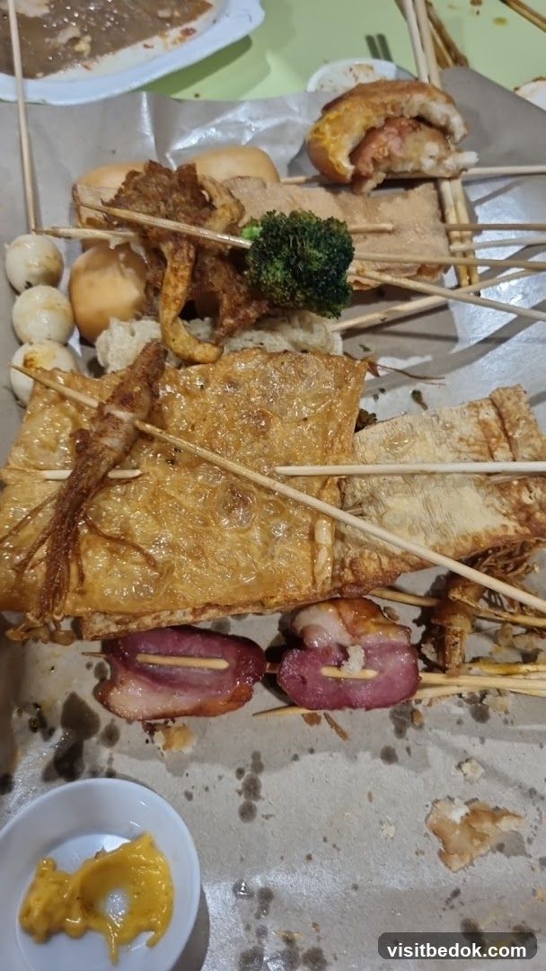 Skewered Foods with Dipping Sauce