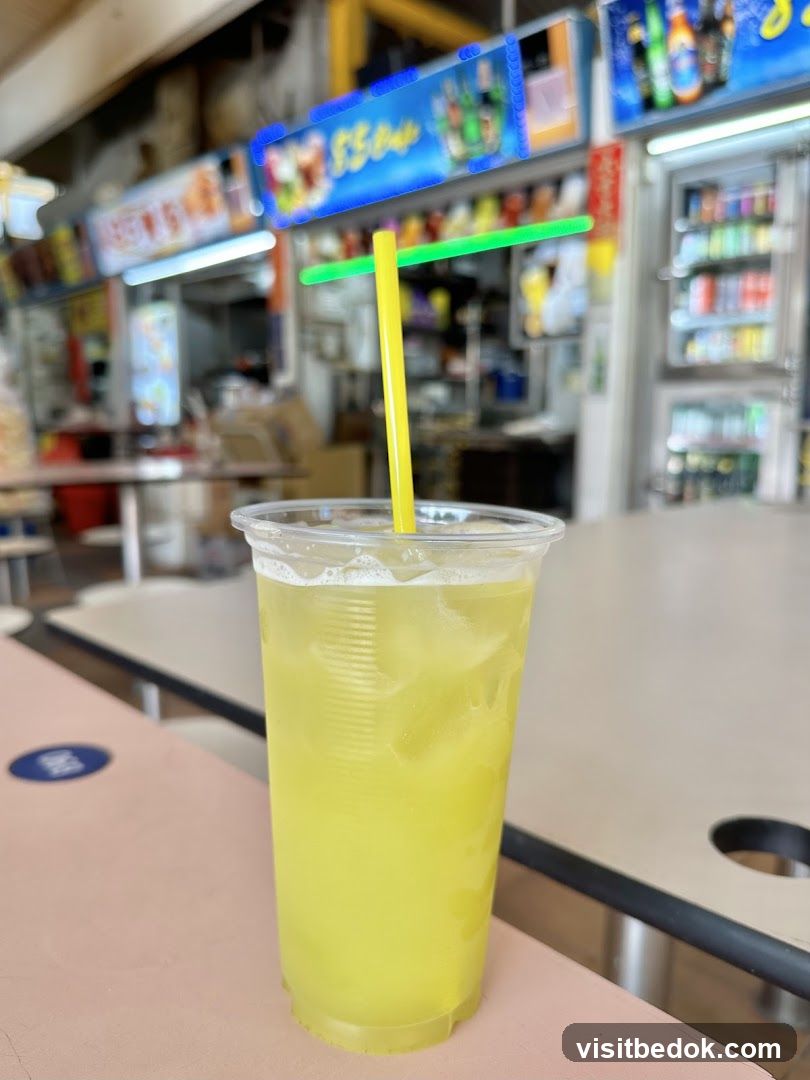 Sugarcane Juice with Straws