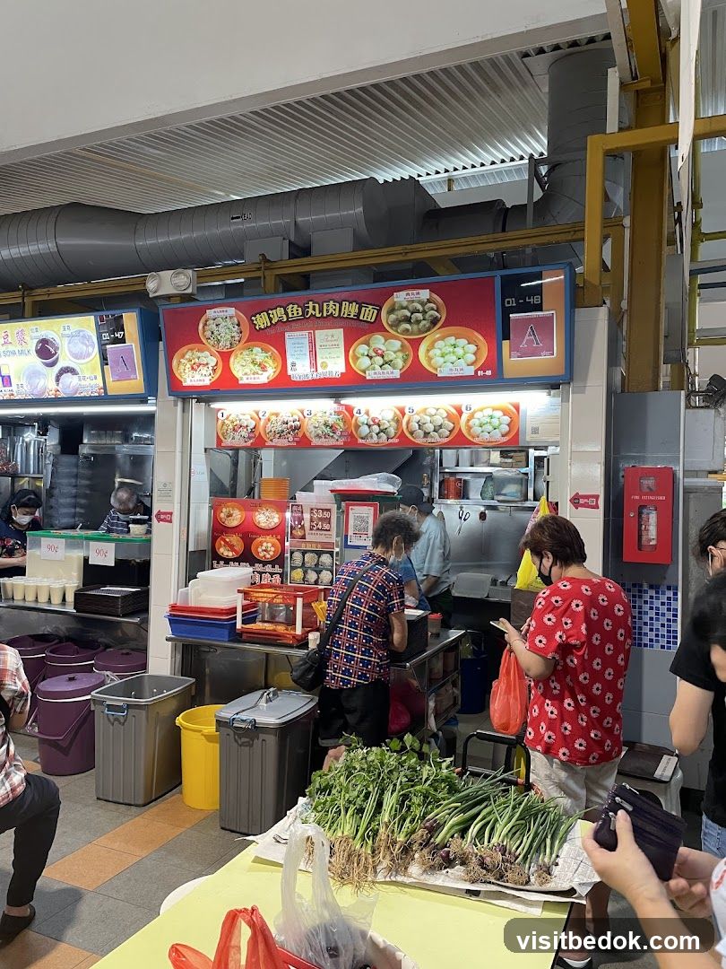 Food Stall with Menu and Produce