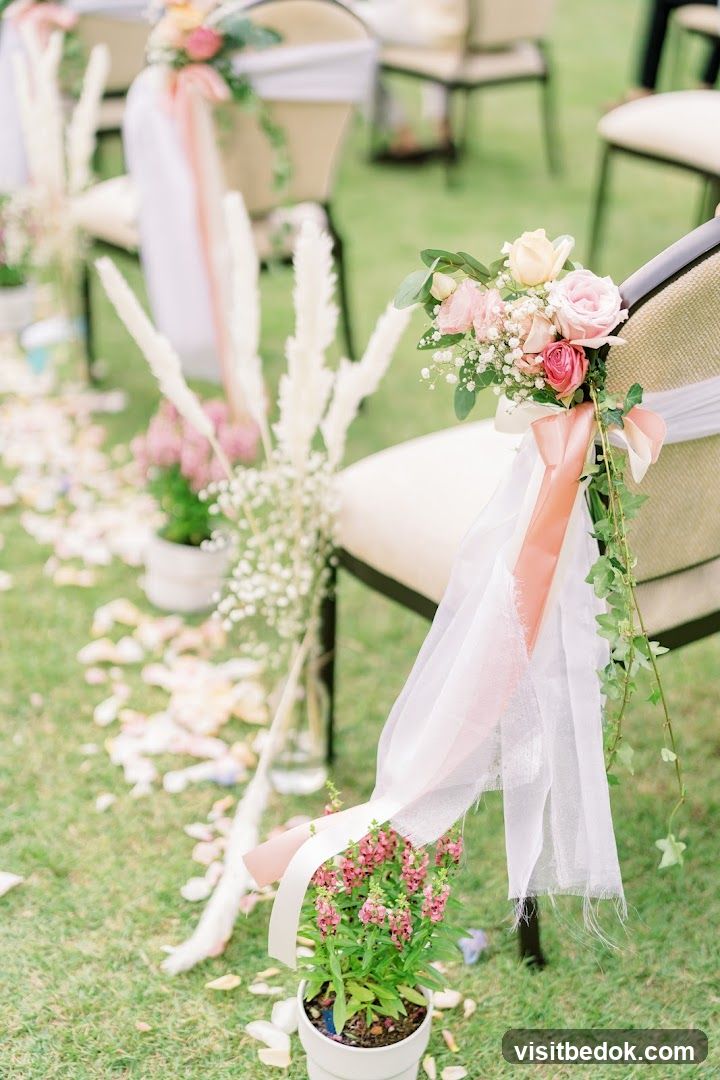 Wedding Ceremony Seating Decorations