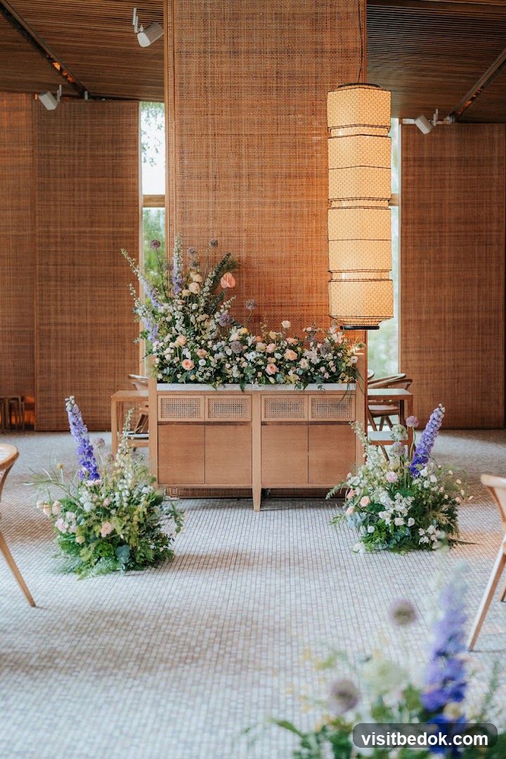 Floral Arrangement at a Venue