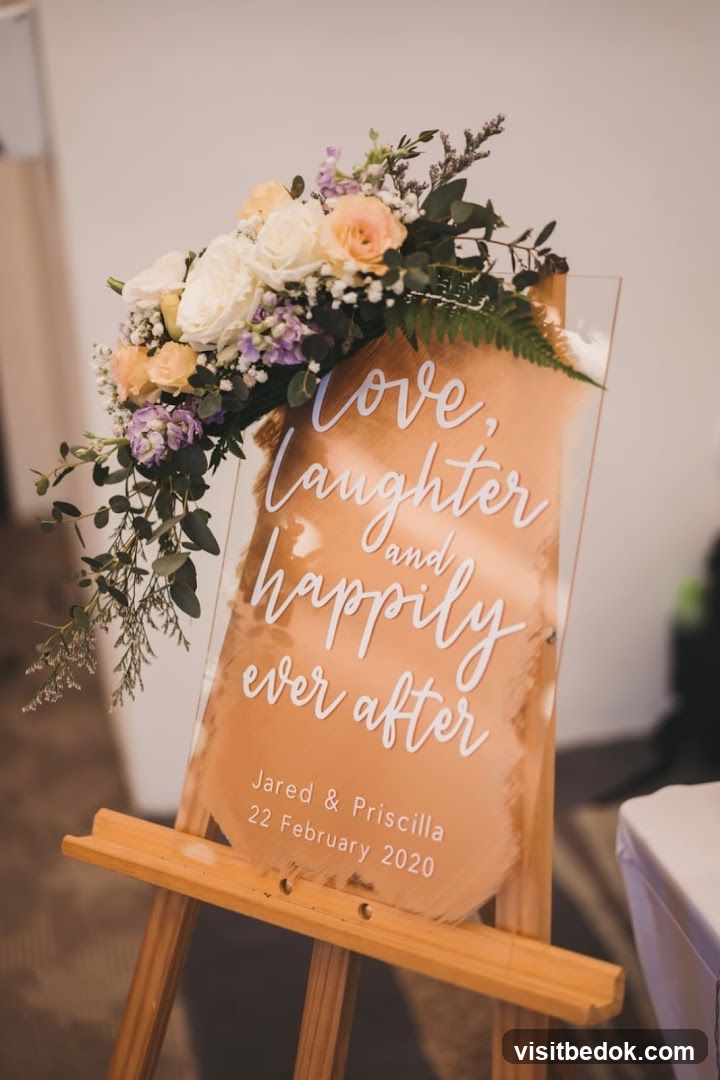 Wedding Welcome Sign