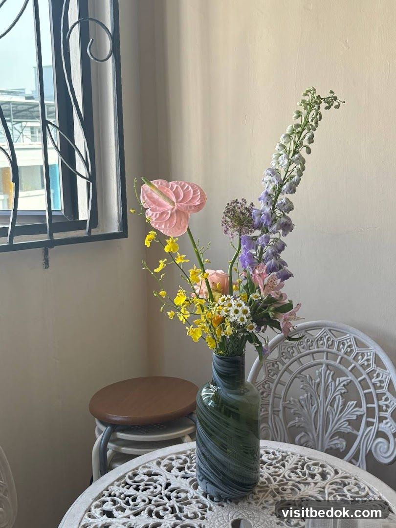 Floral Arrangement on Table