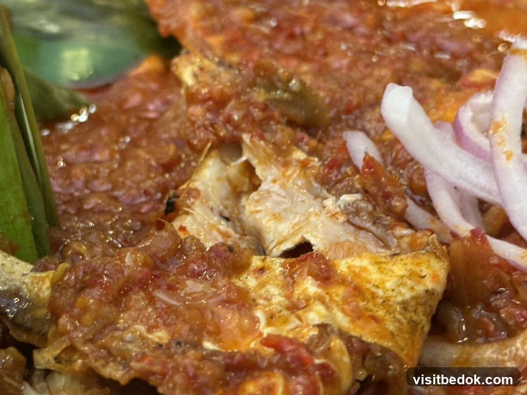 Fish with Sauce and Onions