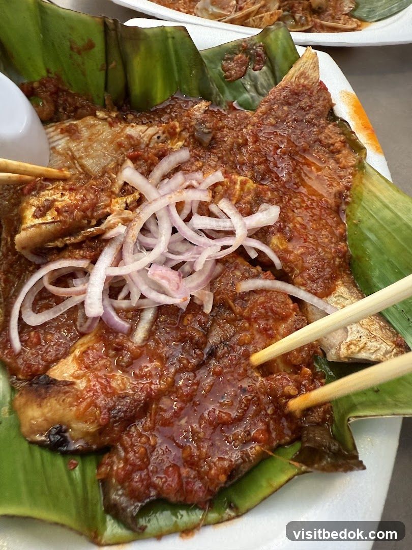 Spicy Grilled Fish with Onions