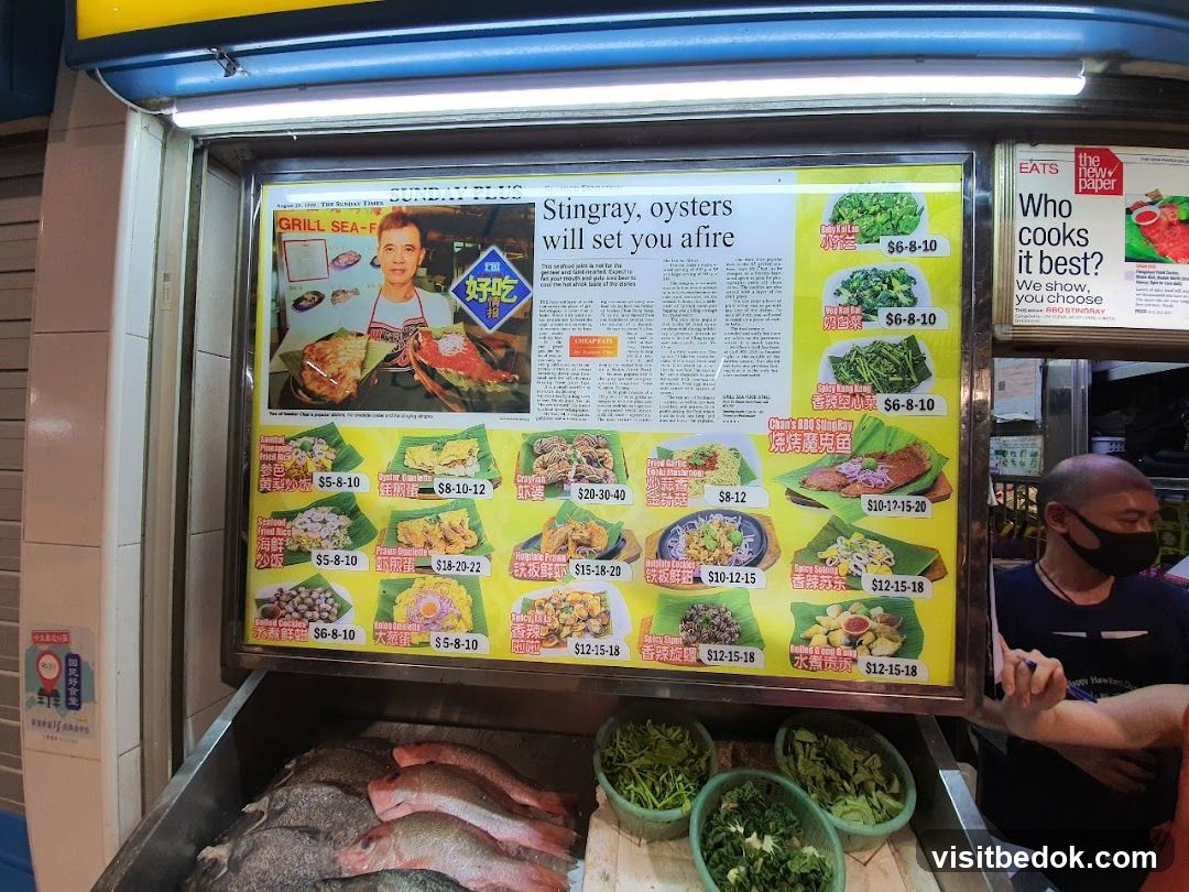 Seafood Stall Menu