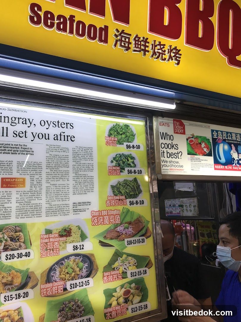 Seafood BBQ Menu