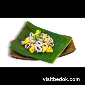 Squid and Pineapple Salad
