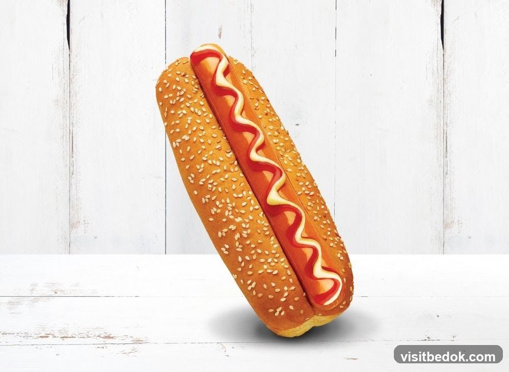 Hot Dog with Ketchup and Mustard