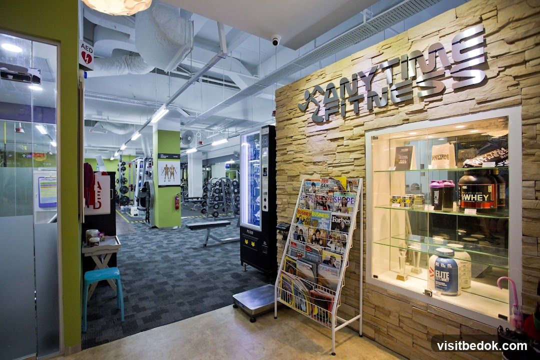 Gym Interior with Merchandise Display