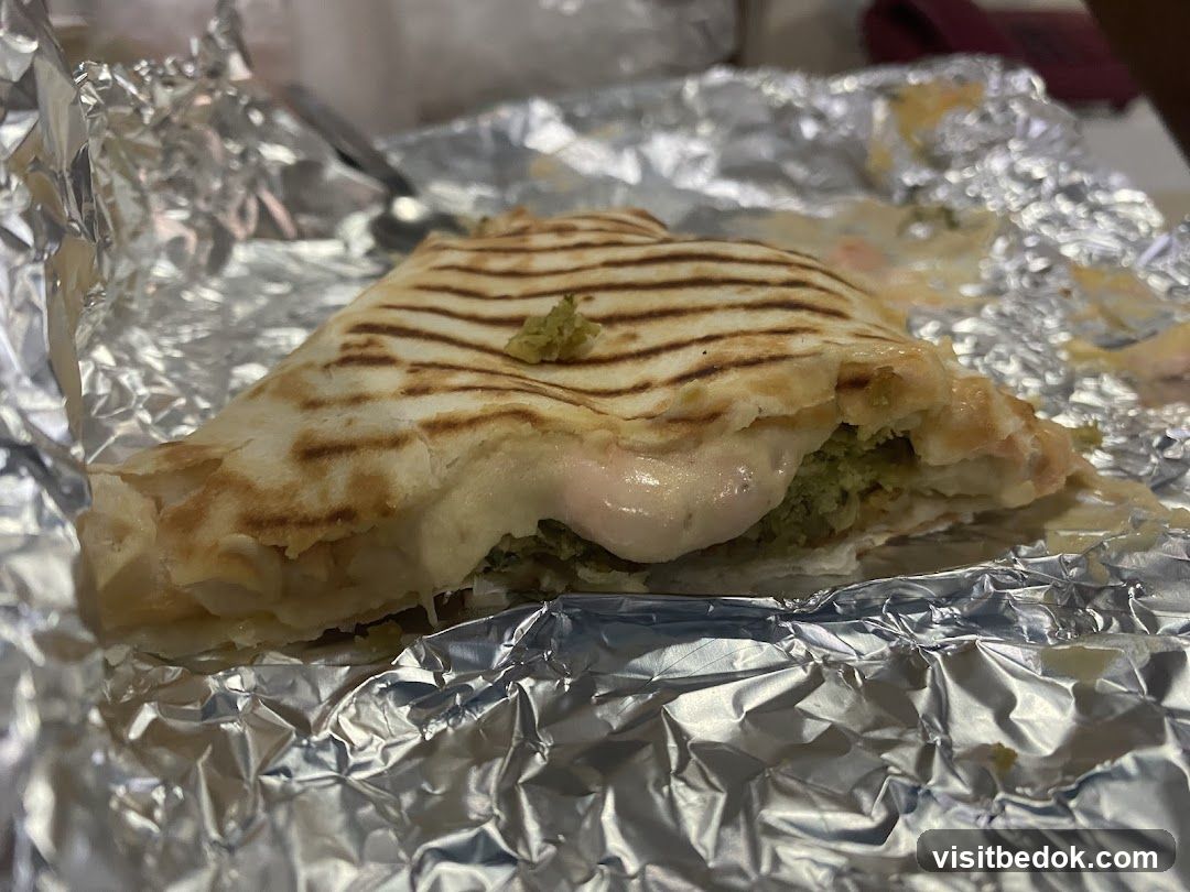 Grilled Wrap with Filling