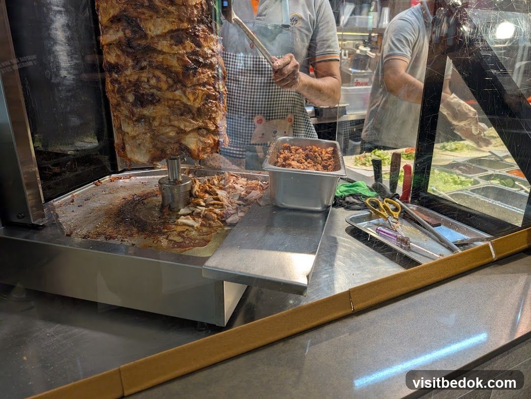 Shawarma Preparation