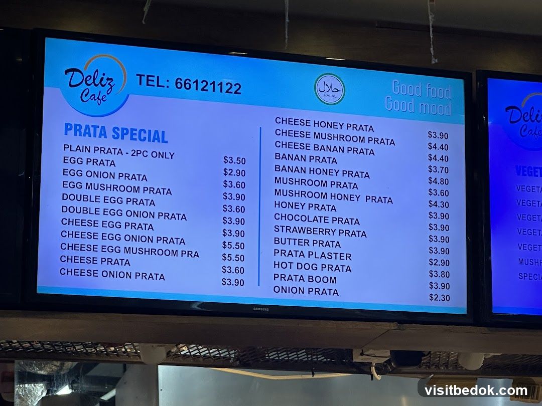 Deliz Cafe Menu