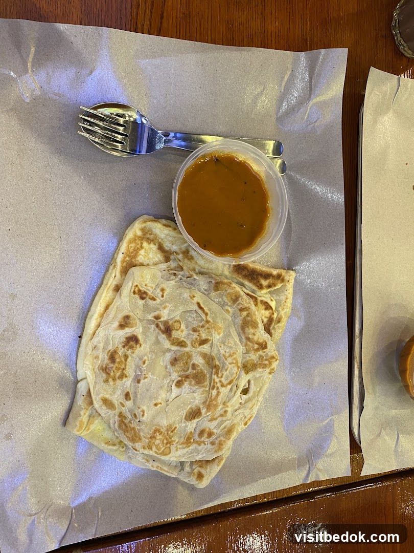 Roti Canai with Curry