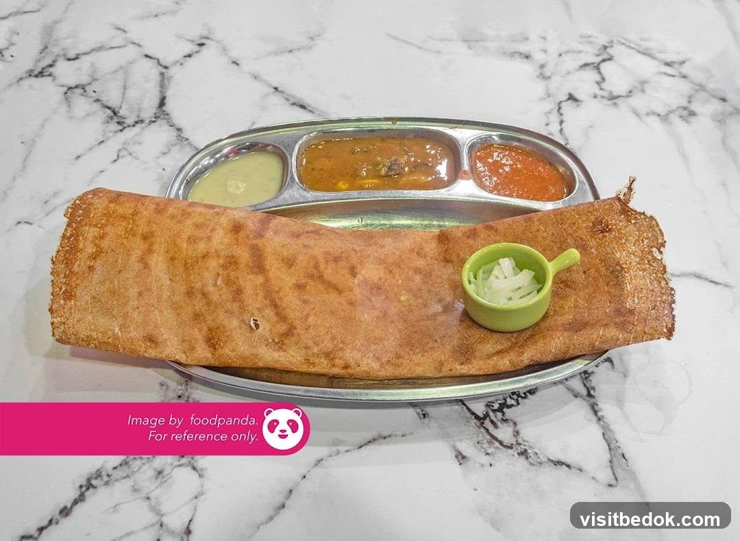 Dosa with Accompaniments