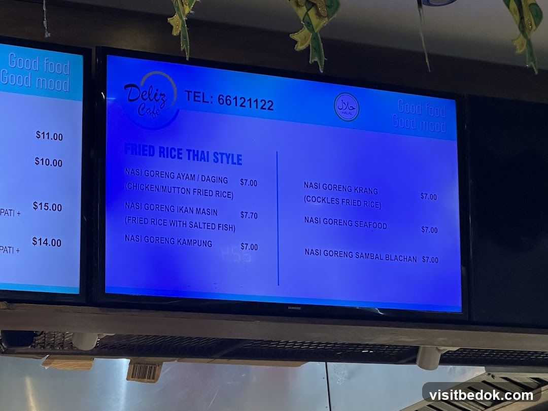 Deliz Cafe Menu