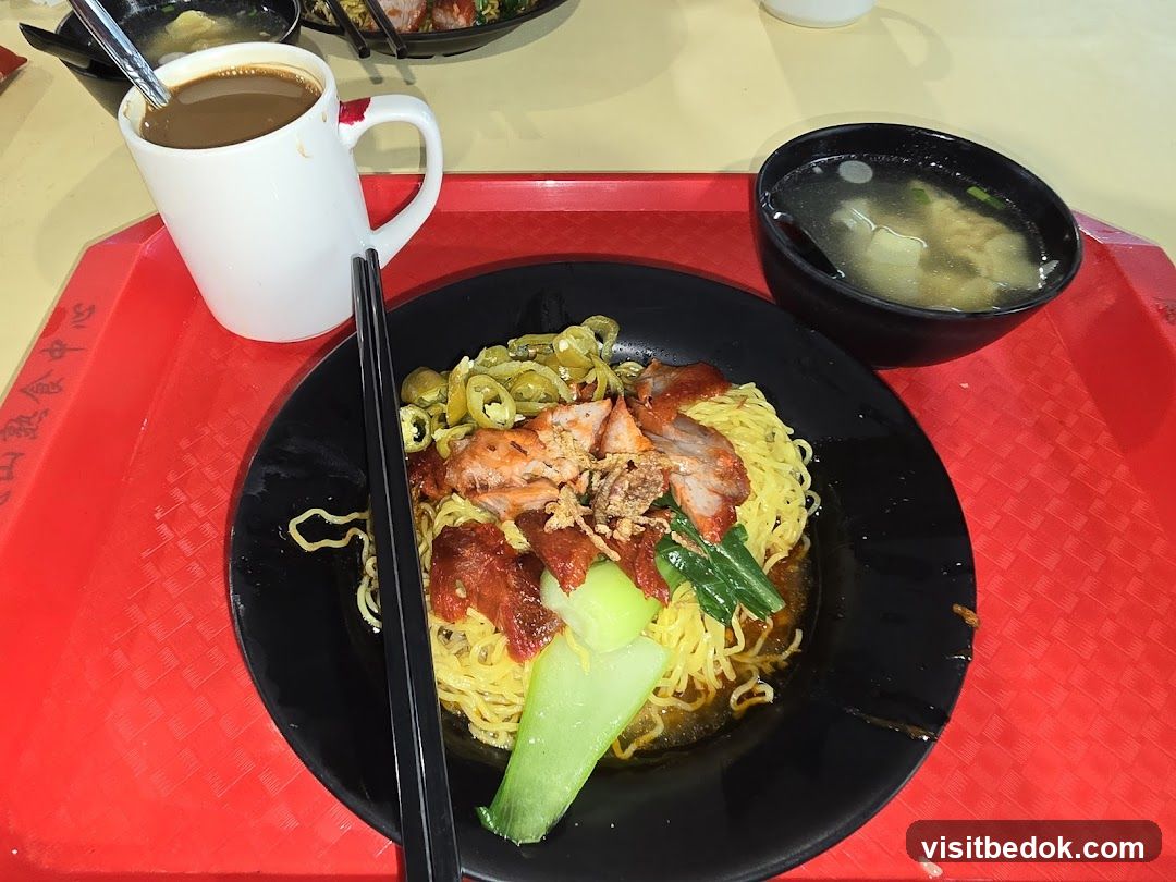 Noodles with Char Siu and Wonton Soup