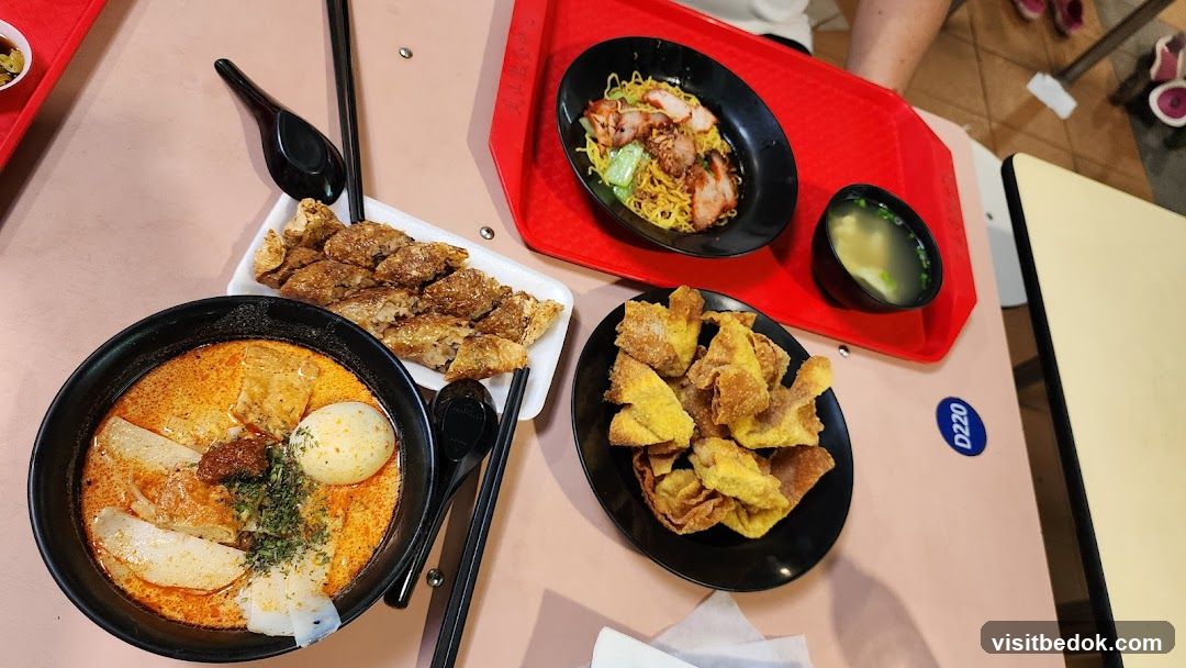 Table with various dishes