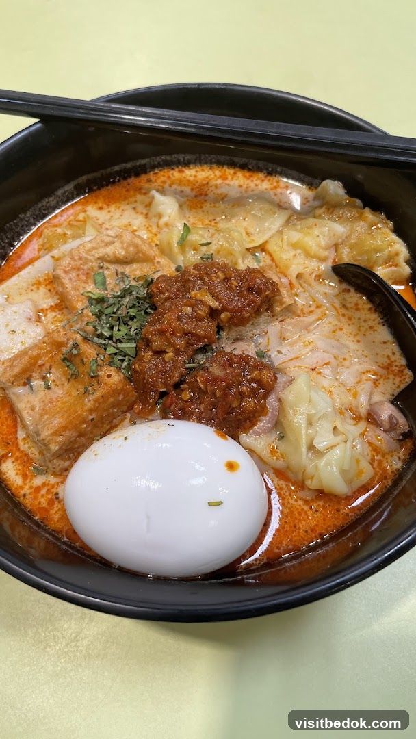 Laksa with Egg and Tofu