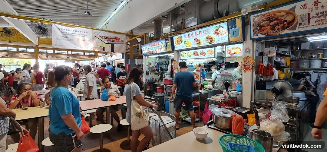 Busy Food Stall in a Hawker Centre