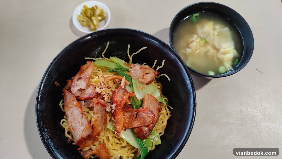 Noodles with Char Siu and Wonton Soup