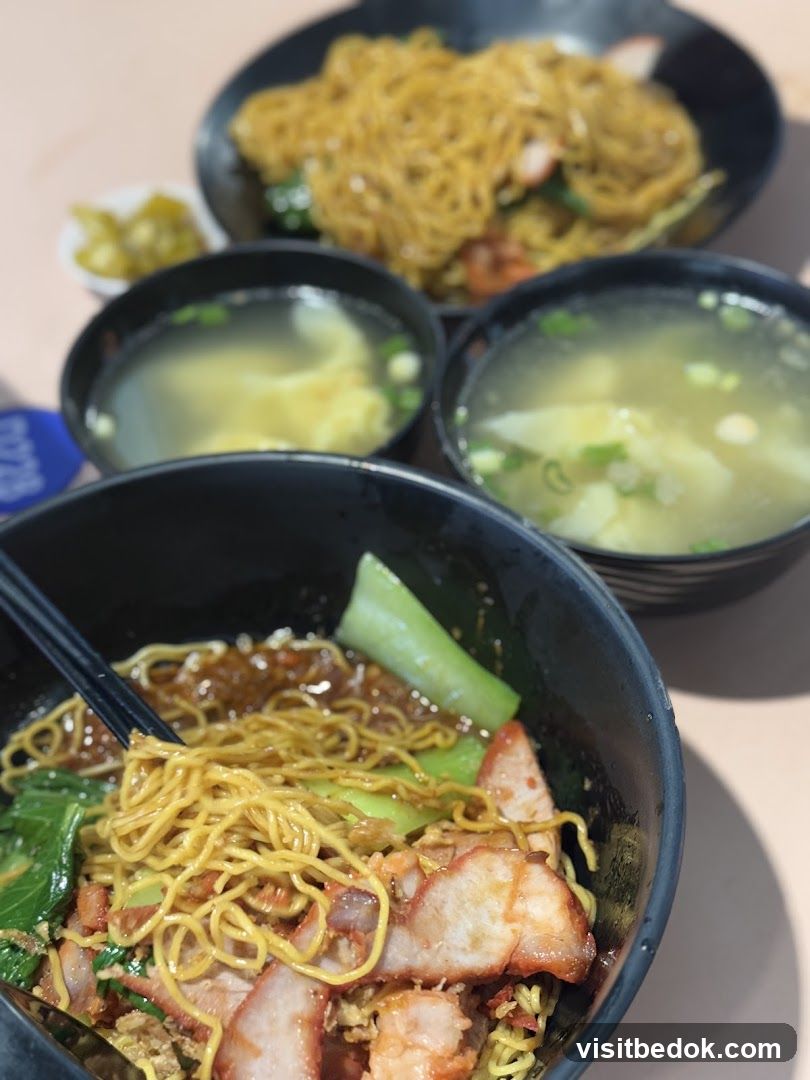 Noodles with Char Siu and Wonton Soup