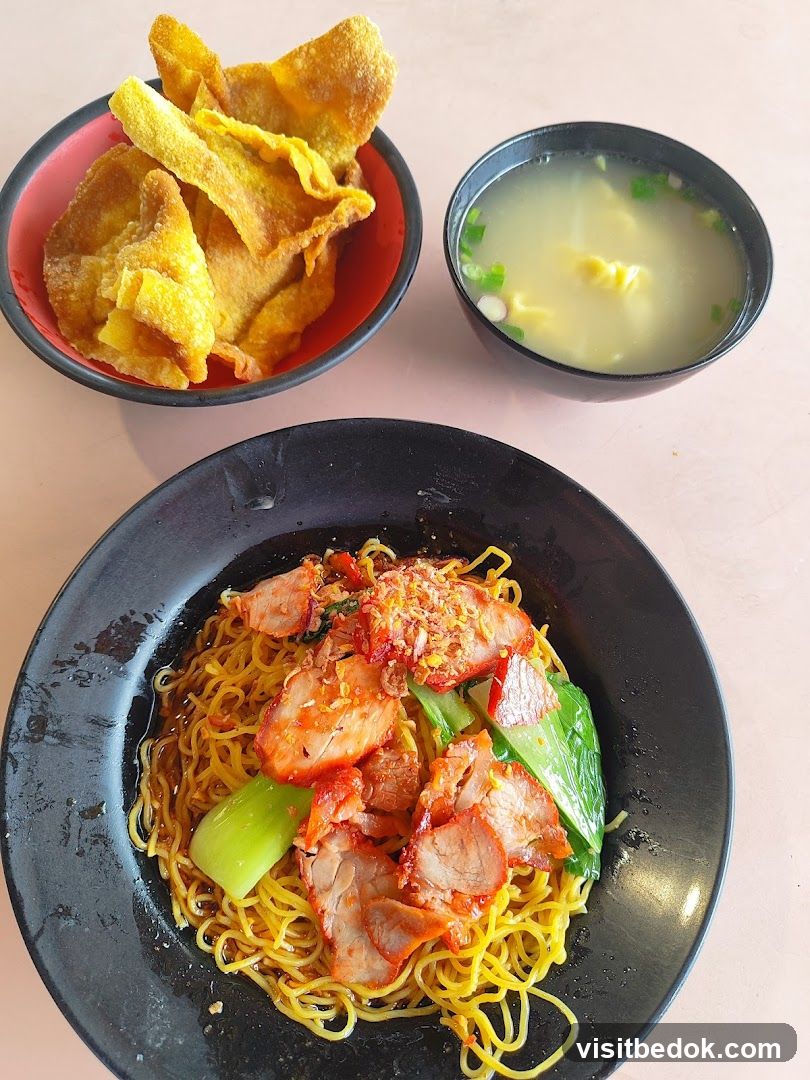 Char Siu Noodles with Wontons and Soup