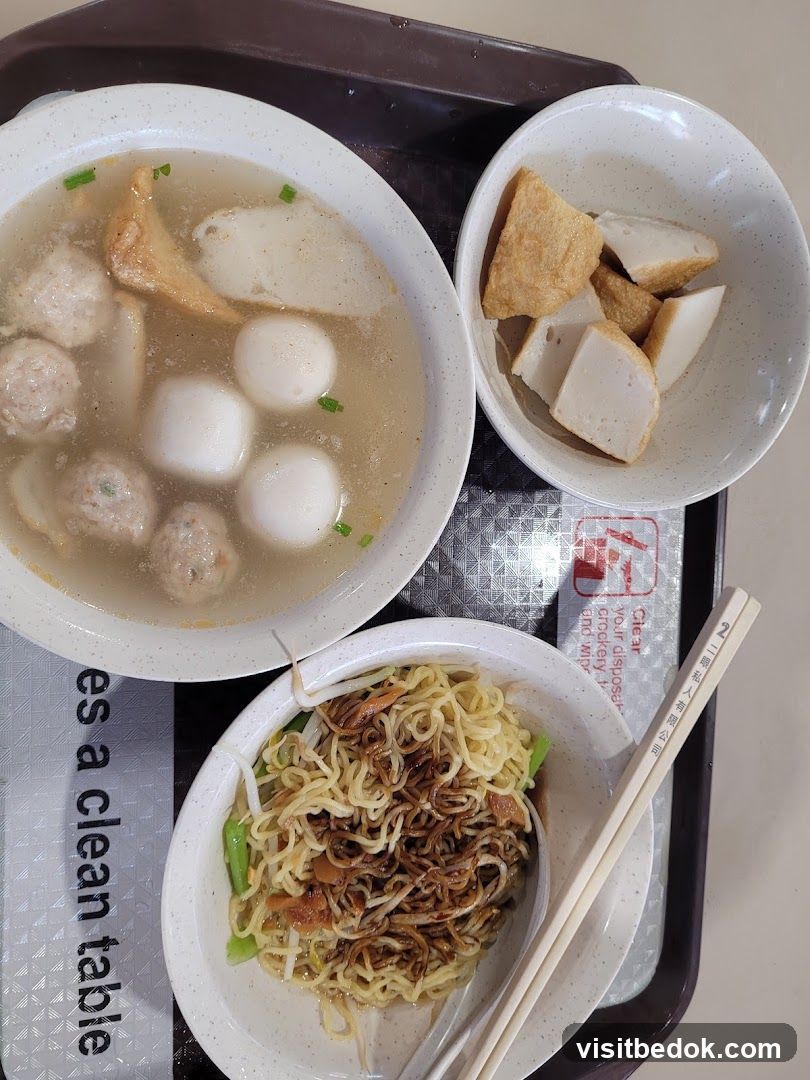 Noodles and Fish Balls