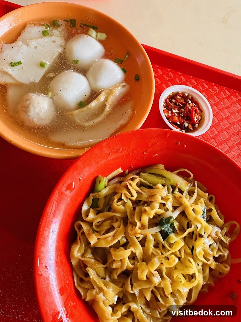 Noodles and Fishball Soup