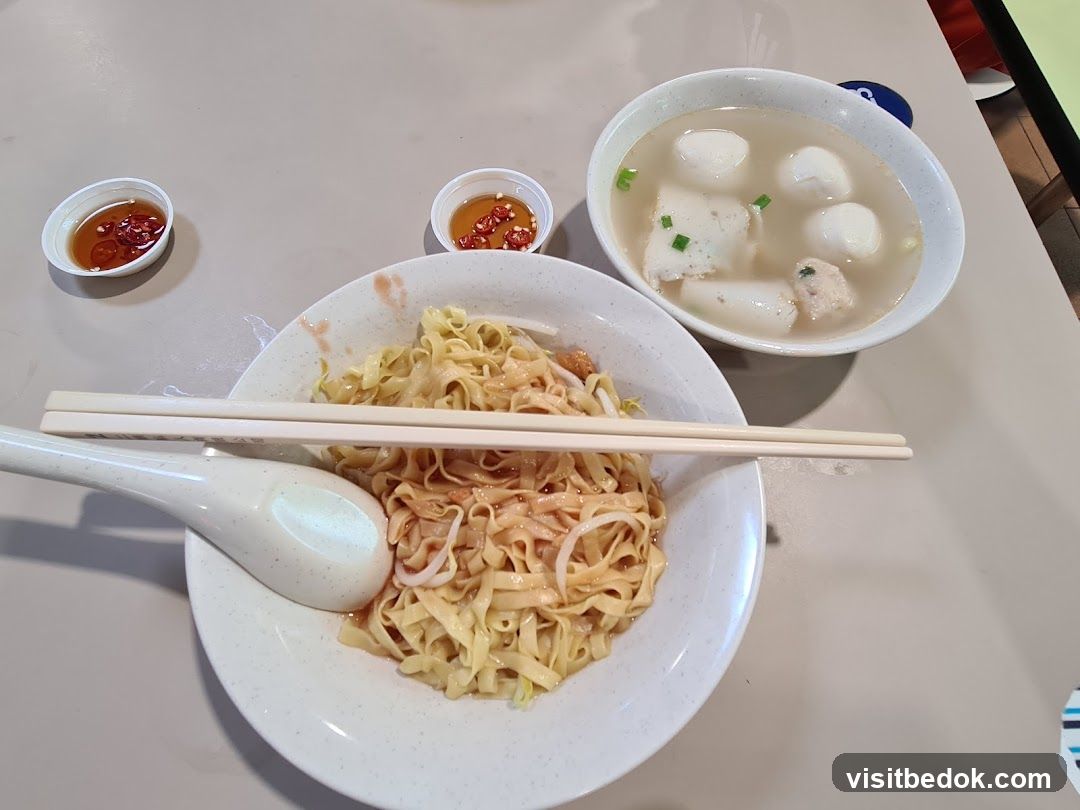 Noodles and Fishball Soup