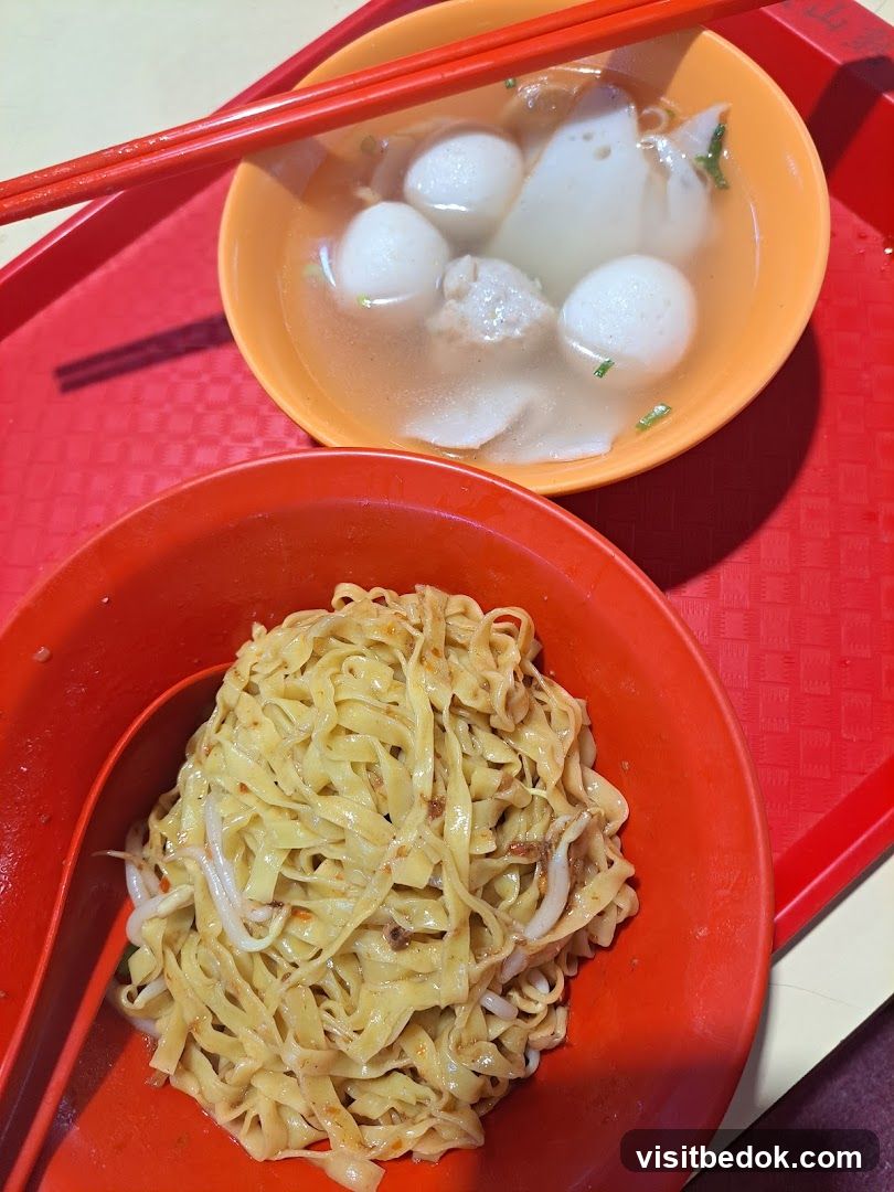 Noodles and Fishball Soup
