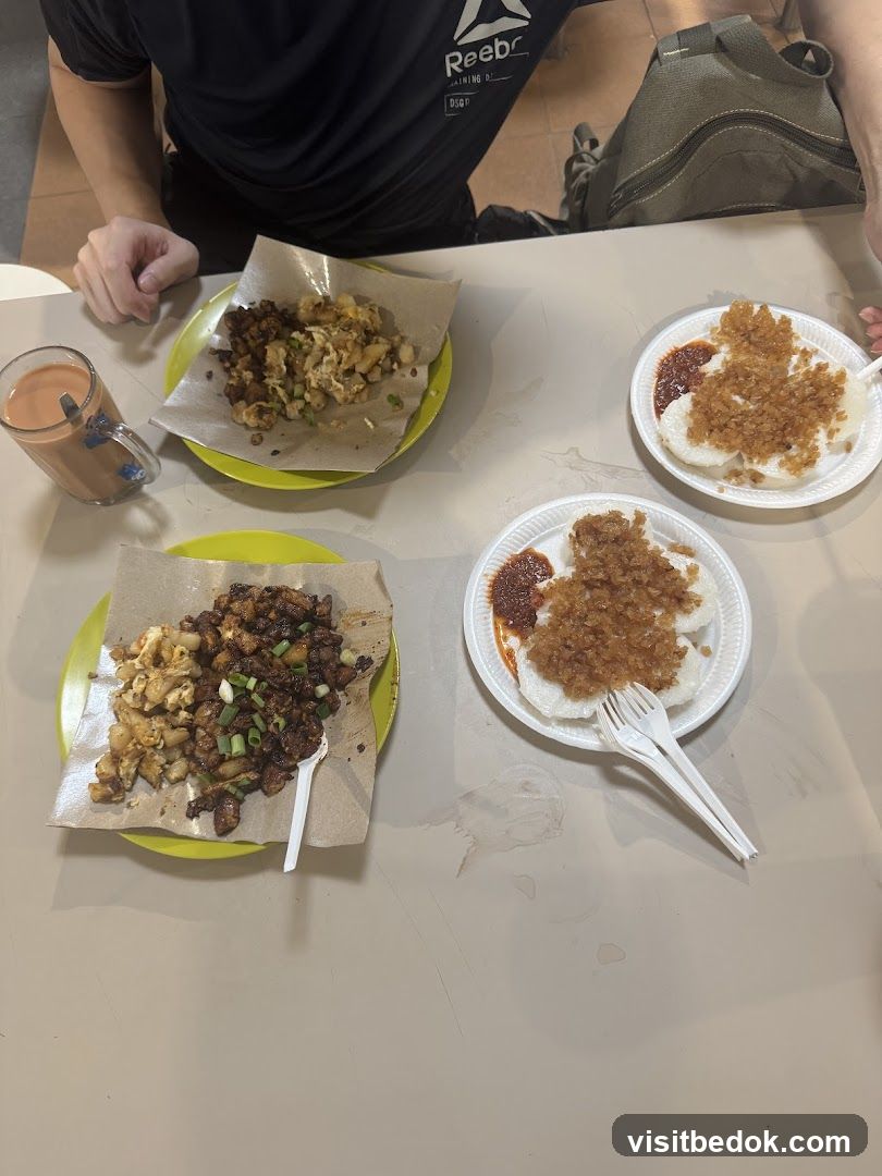 Fried Carrot Cake and Rice Cakes