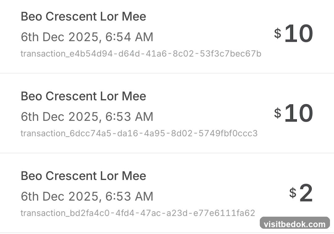 Transaction History