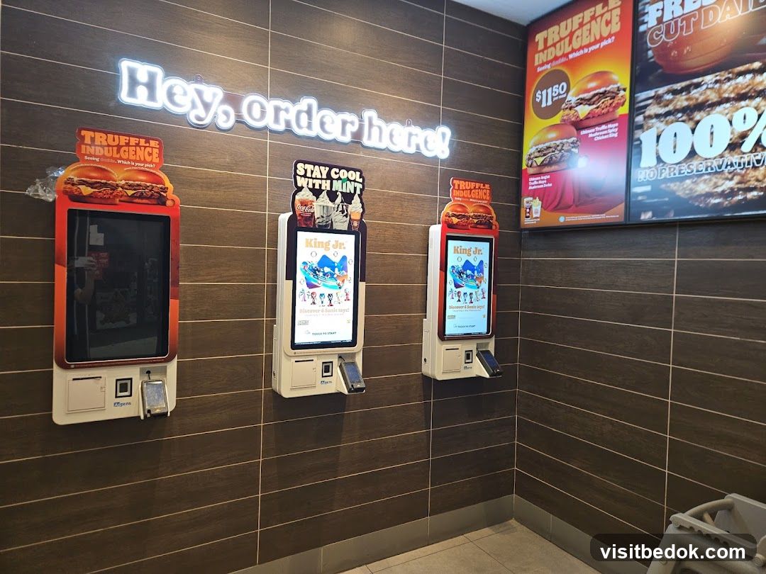 Self-order kiosks